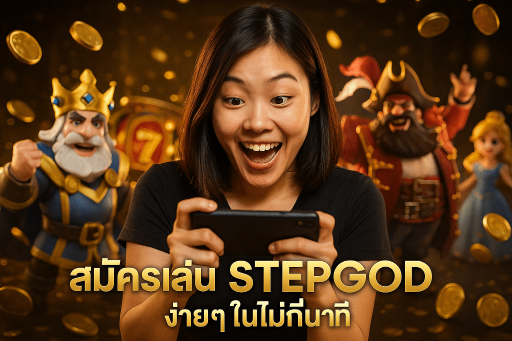 สมัครเล่น STEPGOD ง่ายๆ ในไม่กี่นาที