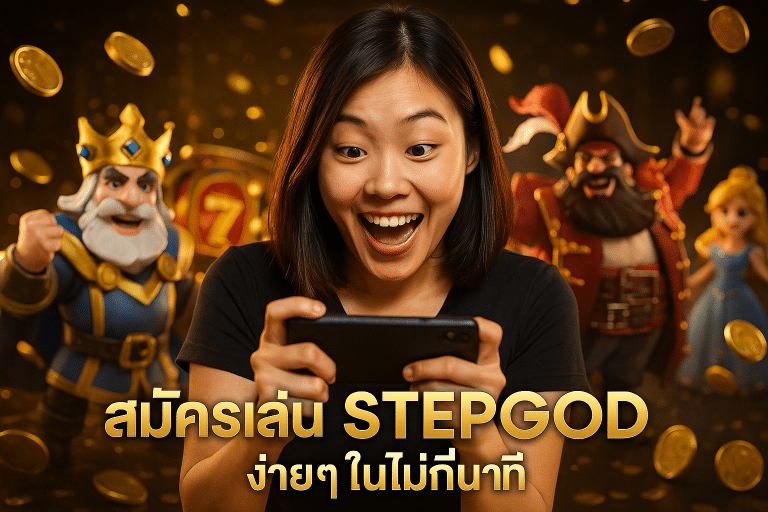 สมัครเล่น STEPGOD ง่ายๆ ในไม่กี่นาที