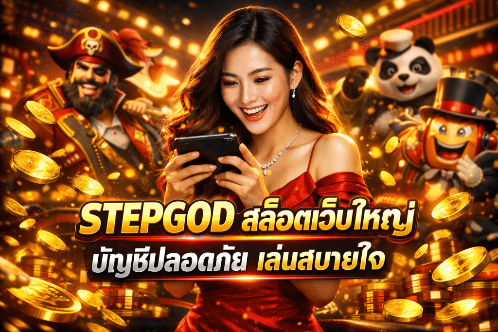 STEPGOD สล็อตเว็บใหญ่ บัญชีปลอดภัย เล่นสบายใจ